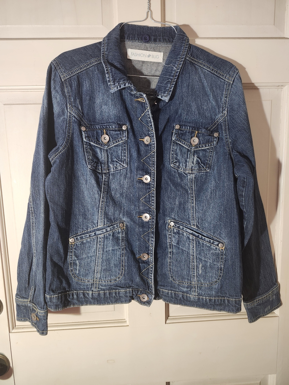 Fashion Bug Medium Wash Blue Denim Jacket
